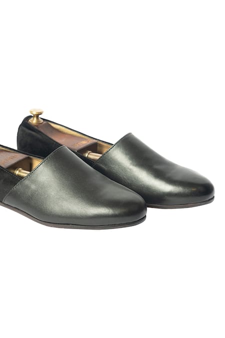 Artimen_Black Handcrafted Embroidered Espadrilles _Online_at_Aza_Fashions