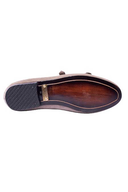 Buy_Artimen_Beige Handcrafted Double Monk Loafers _Online_at_Aza_Fashions