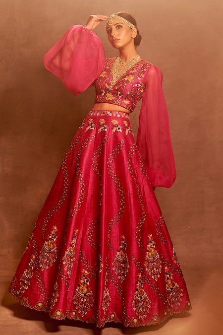 Aman Takyar Embroidered Lehenga Set 