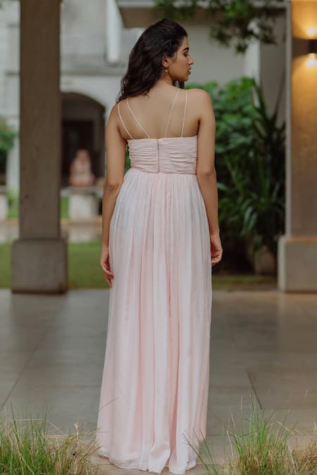 Pinup By Astha Amara Ruched Gown 