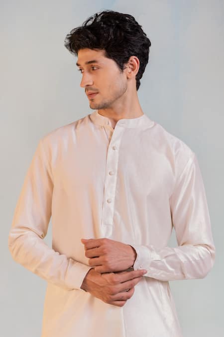 Charkhee Chanderi Kurta & Pant Set 