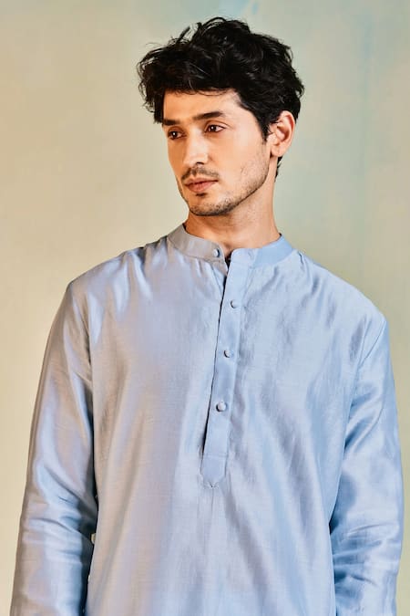 Charkhee Chanderi Kurta & Pant Set 