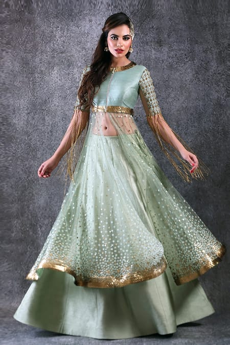 Archana Kochhar Embroidered Anarkali & Lehenga Set 