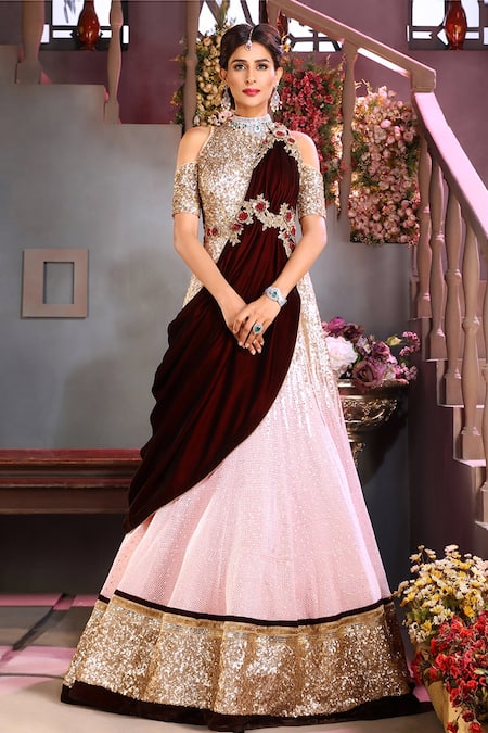 Archana Kochhar Grecian Drape Anarkali 