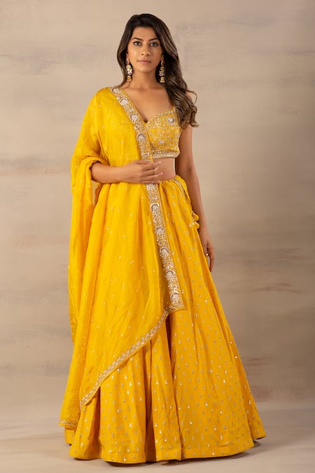Anupraas By Nishant And Rahul Embroidered Lehenga Set 