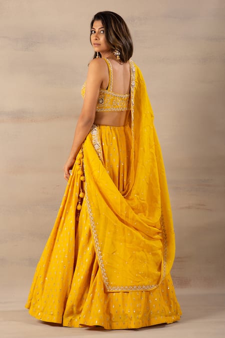 Anupraas By Nishant And Rahul Embroidered Lehenga Set 