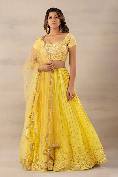 Anupraas by Nishant and Rahul Embroidered Lehenga Set 