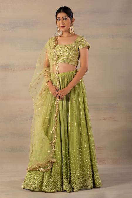 Anupraas by Nishant and Rahul Embroidered Lehenga Set 