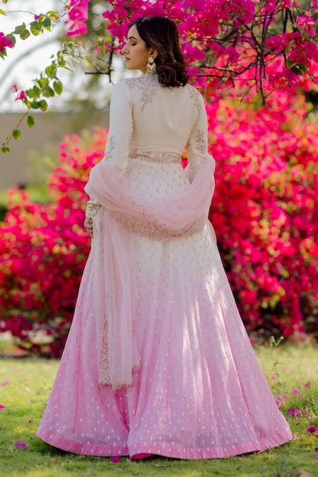 Anupraas By Nishant And Rahul Zardozi Embroidered Kalidar Kurta 