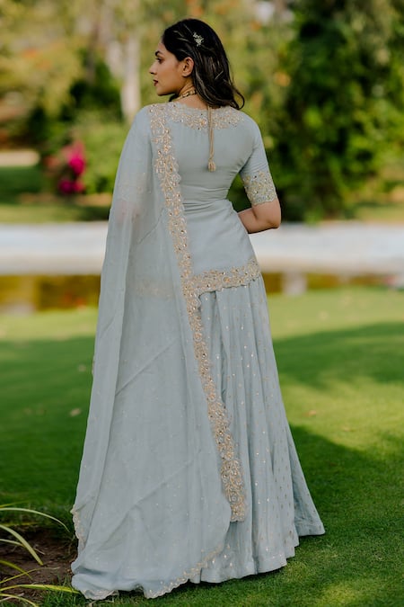 Anupraas By Nishant And Rahul Embroidered Lehenga Set 