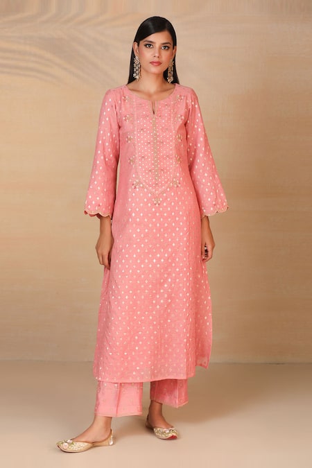 Anantaa by Roohi Chanderi Kurta 