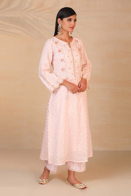 Anantaa by Roohi Chanderi Kurta 