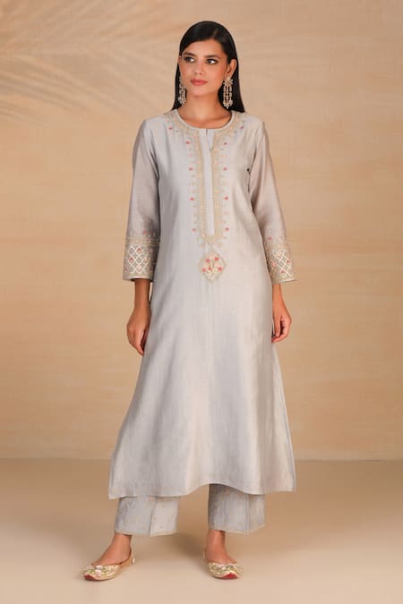 Anantaa by Roohi Silk Chanderi Kurta 