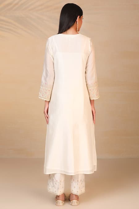 Anantaa By Roohi Silk Chanderi Kurta 