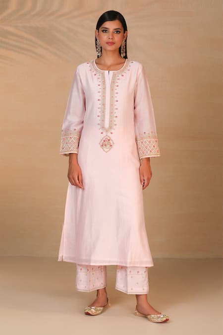 Anantaa by Roohi Silk Chanderi Kurta 