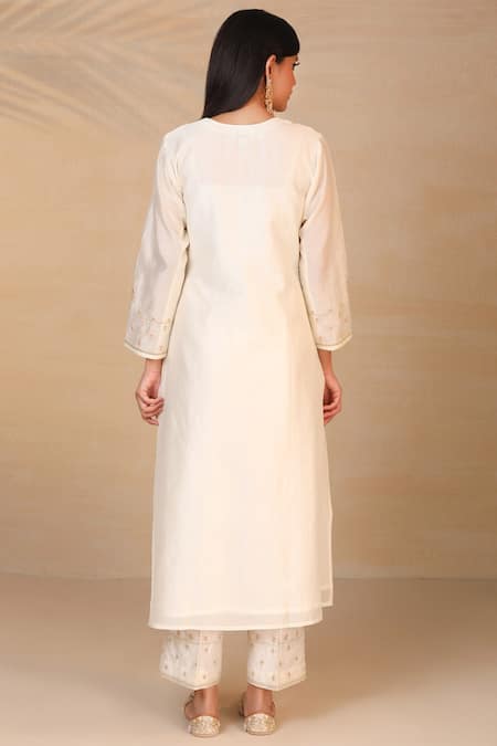 Anantaa By Roohi Silk Chanderi Kurta 