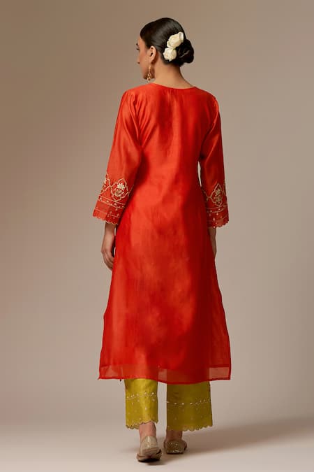 Anantaa By Roohi Chanderi Silk Kurta 
