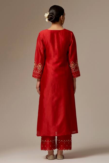 Anantaa By Roohi Chanderi Silk Kurta 