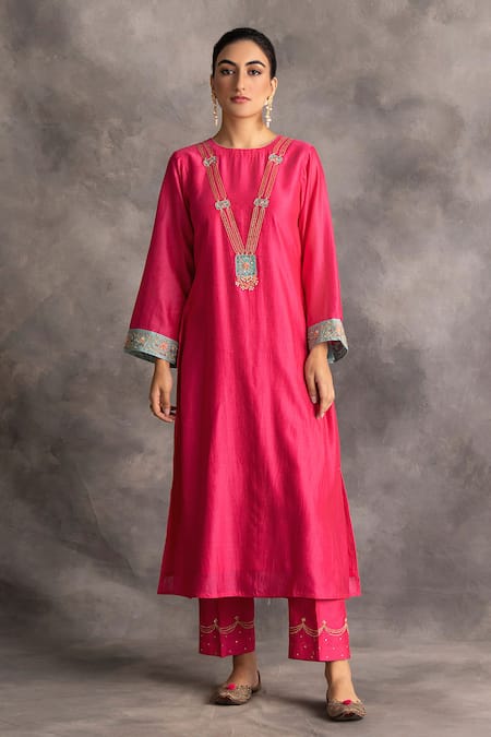 Anantaa by Roohi Silk Chanderi Kurta 