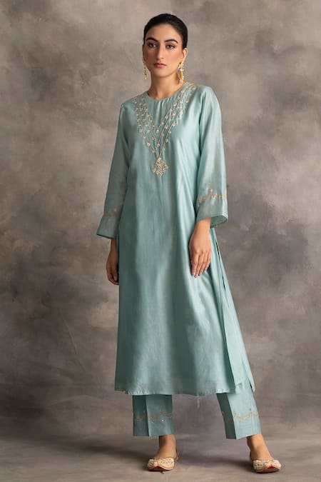 Anantaa by Roohi Silk Chanderi Kurta 