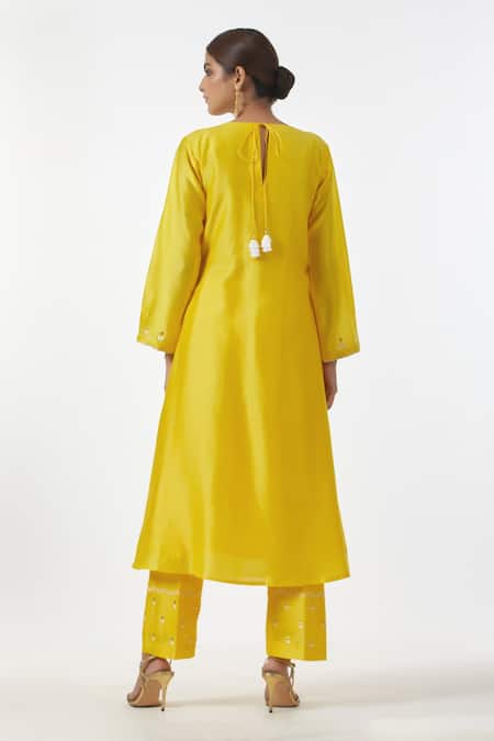 Anantaa By Roohi Silk Chanderi Gathered Kurta 
