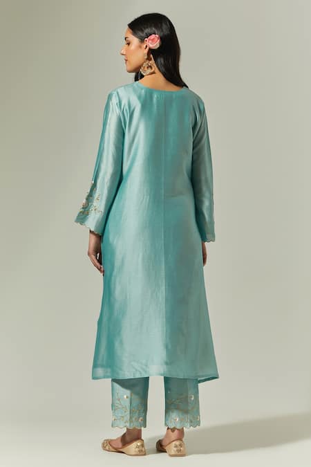 Anantaa By Roohi Silk Chanderi Kurta