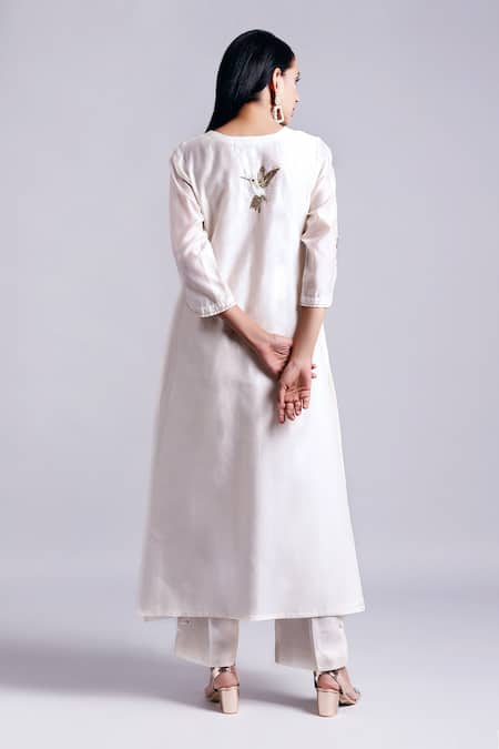 Anantaa By Roohi Silk Chanderi Kurta 