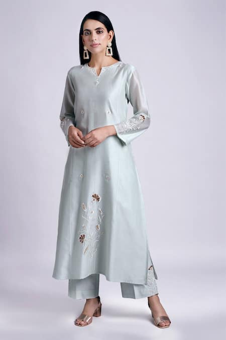 Anantaa by Roohi Silk Chanderi Kurta 