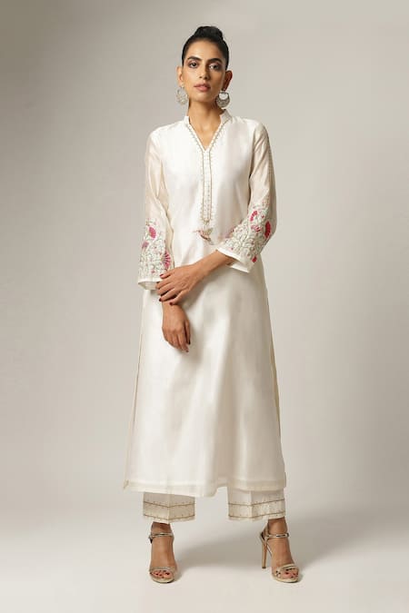 Anantaa by Roohi Silk Chanderi Kurta 