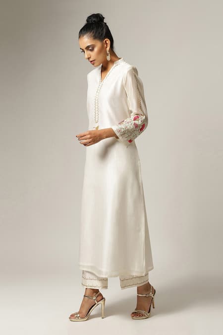 Anantaa By Roohi Silk Chanderi Kurta 