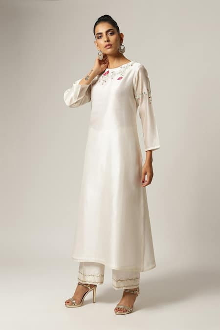 Anantaa by Roohi Silk Chanderi Kurta 