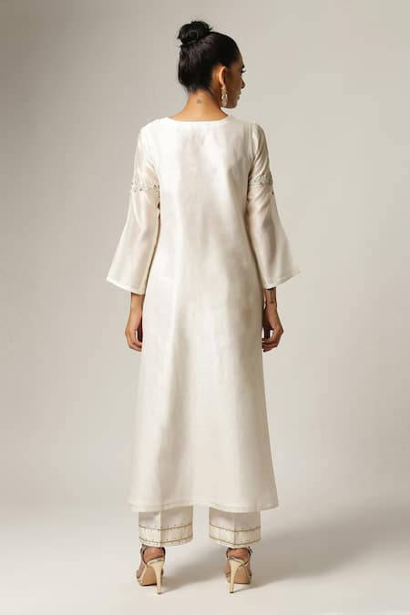 Anantaa By Roohi Silk Chanderi Kurta 