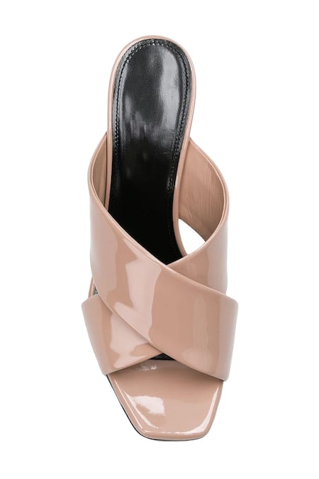Shop Sephyr Pink Cross Strap Heels at Aza Fashions Shop_Sephyr_Pink Cross Strap Heels _at_Aza_Fashions