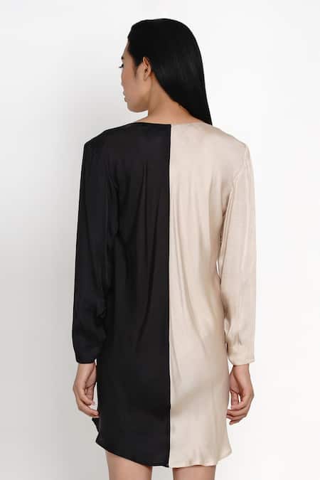 Angry Owl Colorblock Dress 