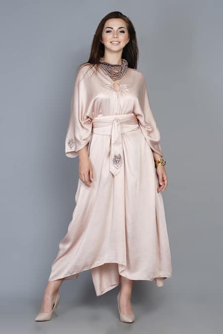 Angry Owl Asymmetric Kaftan Dress 