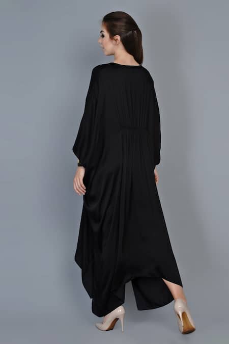 Angry Owl Asymmetric Kaftan Dress 