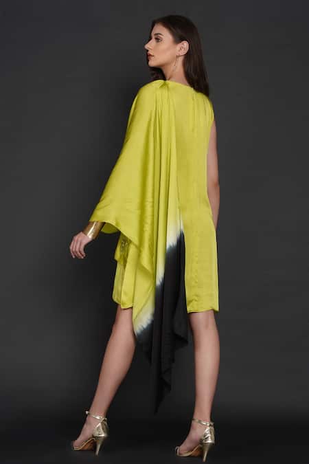 Angry Owl Cowl Neck Two Way Dress 