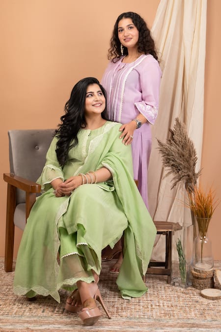 Anushka Repswal - Sewing Love Embroidered Kurta Set 