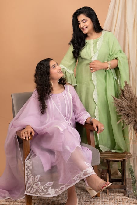 Buy Anushka Repswal - Sewing Love Purple Dupatta Organza, Kurta Malai Chanderi, Lining Mulmul, Embroidered Set Online at Aza Fashions Buy_Anushka Repswal - Sewing Love_Purple Dupatta Organza, Kurta Malai Chanderi, Lining Mulmul, Embroidered Set _Online_at_Aza_Fashions