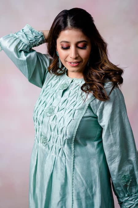 Anushka Repswal - Sewing Love Chanderi Kurta & Pant Set 