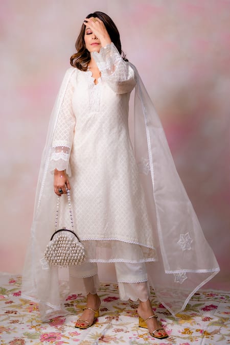 Anushka Repswal - Sewing Love Moroccan Woven Kurta Set 