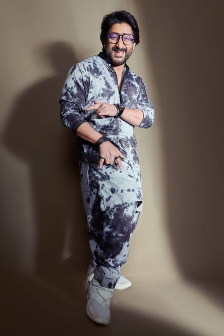 Buy Bohame Black Bamboo Blend Tie-dye Kurta Set Online at Aza Fashions Buy_Bohame_Black Bamboo Blend Tie-dye Kurta Set_Online_at_Aza_Fashions