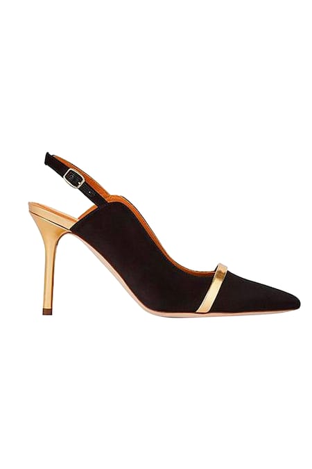 Shop Sephyr Black Velvet Slingback Pump Heels at Aza Fashions Shop_Sephyr_Black Velvet Slingback Pump Heels _at_Aza_Fashions