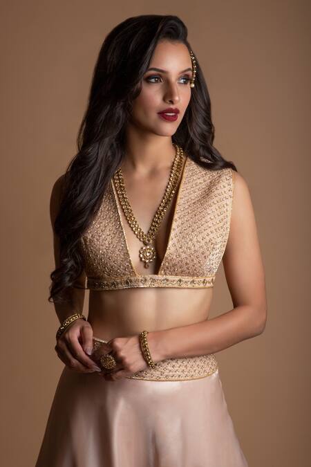 Asra Embroidered Lehenga & Choli Set 