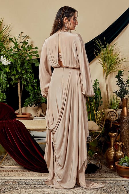 Asra Draped Gown 