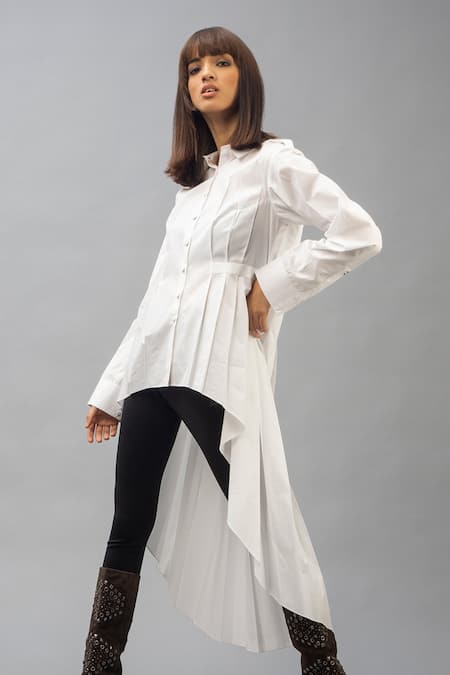 Chillosophy Embellished Asymmetric Tunic 