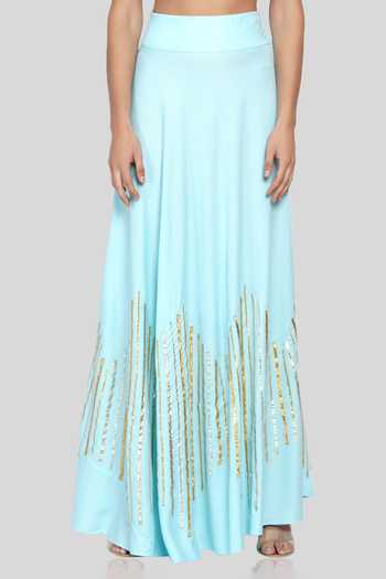 Gulabo By Abu Sandeep Embroidered Maxi Skirt 