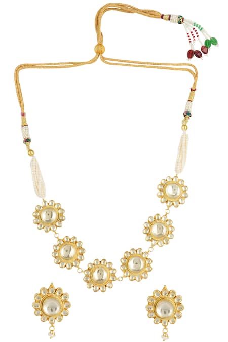 Auraa Trends Floral Motif Necklace Set 