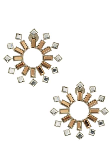 Auraa Trends Kundan Polki Earrings 