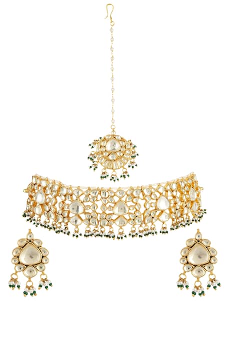 Auraa Trends Kundan Necklace Set 